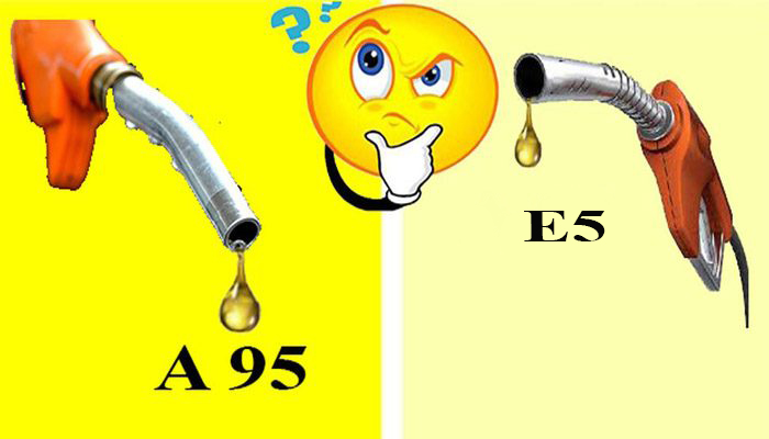 so sánh xăng E5 và A95