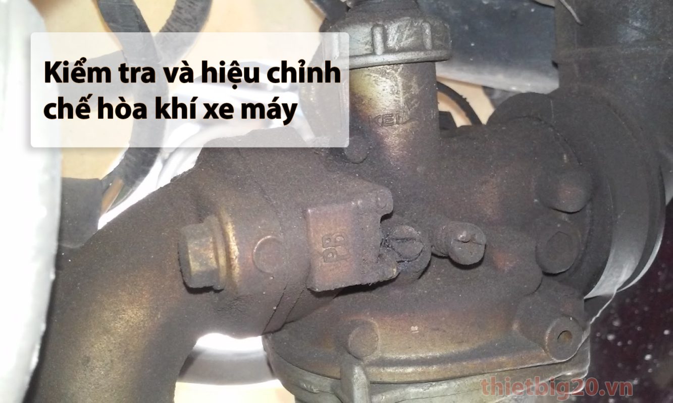 Chế hòa khí xe máy bị thấm xăng do để lâu không sử dụng