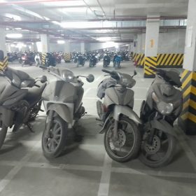 Xe để lâu dưới hầm chung cư